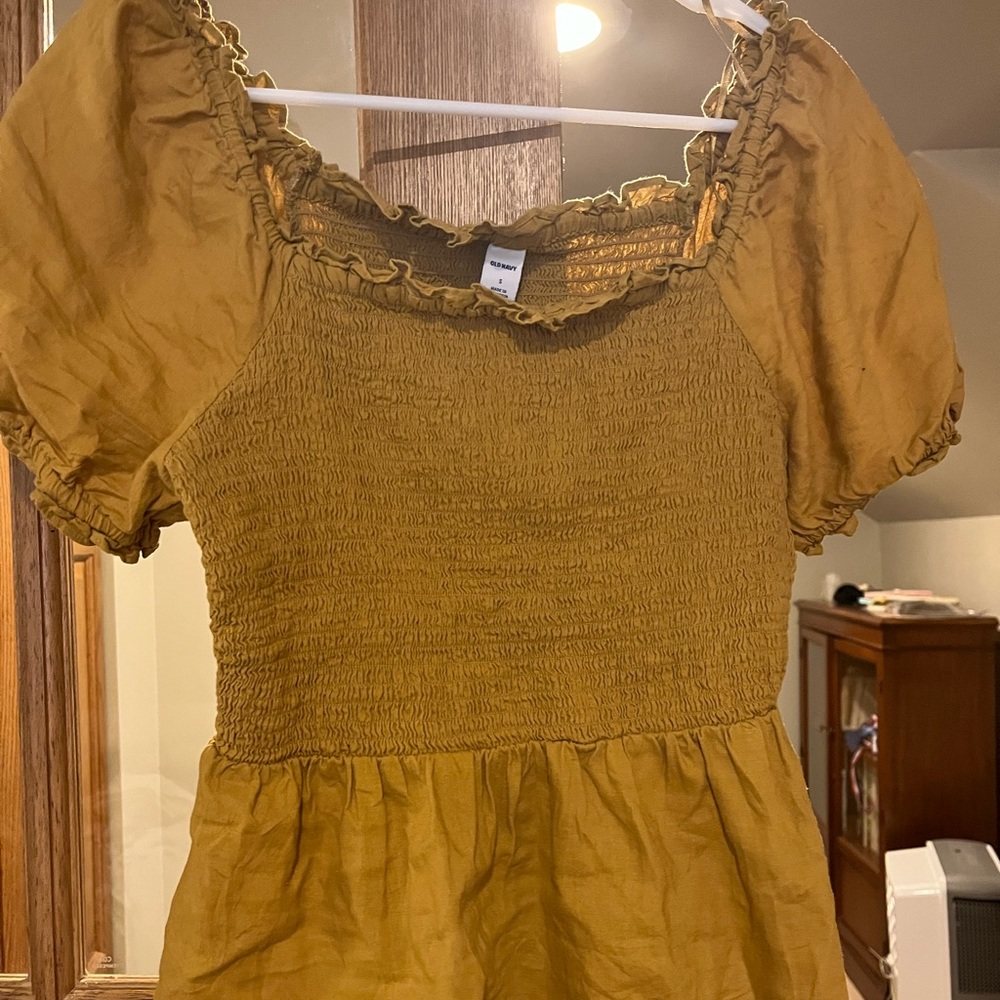 Smocked Peplum Old Navy Top